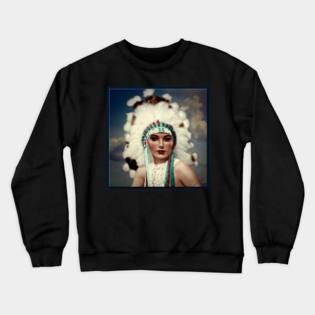 Indian Princess Crewneck Sweatshirt by rgerhard